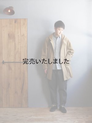 画像17: Still By Hand(スティルバイハンド) オーガニックコットンタイプライターフードコート カーキ