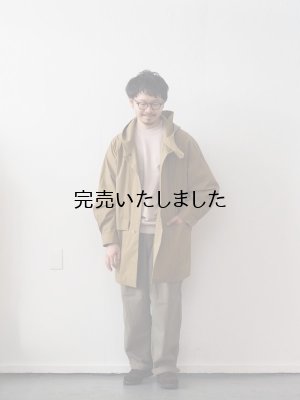 画像18: Still By Hand(スティルバイハンド) オーガニックコットンタイプライターフードコート カーキ