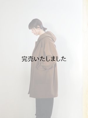 画像5: Still By Hand(スティルバイハンド) ラムウールフードコート キャメル