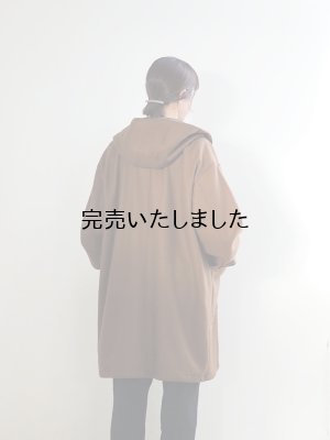 画像6: Still By Hand(スティルバイハンド) ラムウールフードコート キャメル