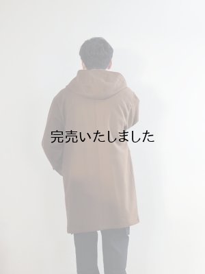 画像3: Still By Hand(スティルバイハンド) ラムウールフードコート キャメル