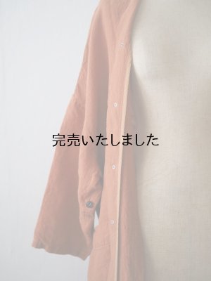 画像9: pub(ピューブ) ノンシルケットリネン ガウンコート コニャック