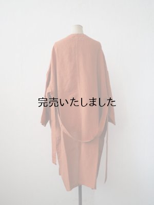 画像11: pub(ピューブ) ノンシルケットリネン ガウンコート コニャック