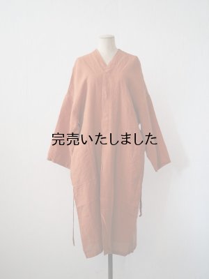 画像4: pub(ピューブ) ノンシルケットリネン ガウンコート コニャック