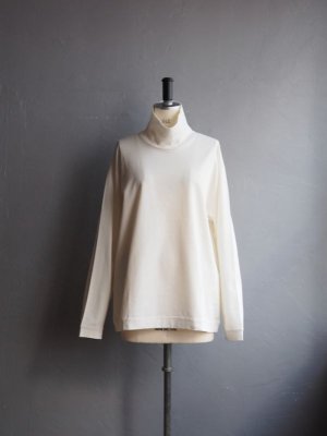 画像4: Still By Hand(スティルバイハンド) ドライ天竺タートルネックカットソー アイボリー