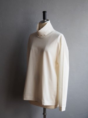 画像12: Still By Hand(スティルバイハンド) ドライ天竺タートルネックカットソー アイボリー