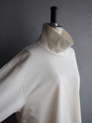 画像10: Still By Hand(スティルバイハンド) ドライ天竺タートルネックカットソー アイボリー