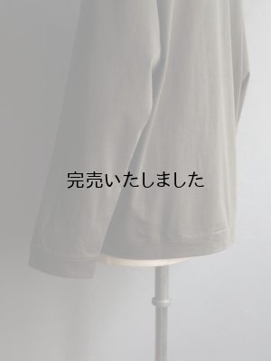 画像17: Still By Hand(スティルバイハンド) ドライ天竺タートルネックカットソー オリーブ