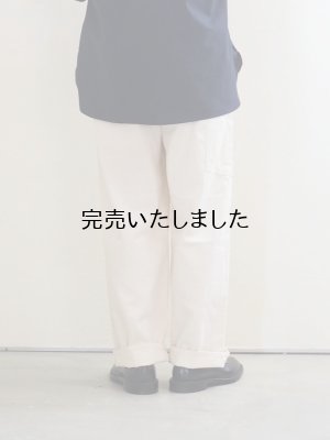 画像3: Still By Hand(スティルバイハンド) 8ozライトデニムパンツ エクル