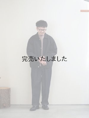 画像23: Still By Hand(スティルバイハンド) インボックスプリーツ10オンスデニムパンツ ネイビー