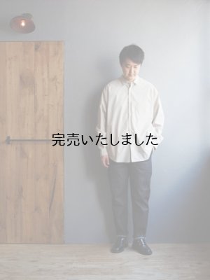 画像20: 【再入荷】Still By Hand(スティルバイハンド)  1タックテーパードデニムパンツ ネイビー