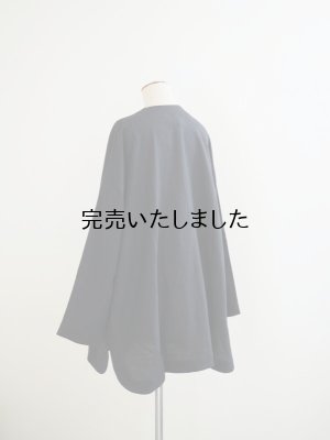 画像3: DUI JUJUDHAU(デュイ ズーズーダウ)FLY FRONT JACKET COTTON LINEN TWILL BLACK