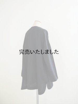 画像4: DUI JUJUDHAU(デュイ ズーズーダウ)FLY FRONT JACKET COTTON LINEN TWILL BLACK