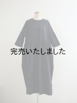 DUI JUJUDHAU(デュイ ズーズーダウ)GATHER DRESS L/C BLACK