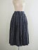 画像4: DUI JUJUDHAU(デュイ ズーズーダウ)GATHER SKIRT BLACK CHECK(COTTON LINEN)