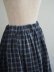 画像13: DUI JUJUDHAU(デュイ ズーズーダウ)GATHER SKIRT BLACK CHECK(COTTON LINEN)