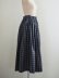 画像8: DUI JUJUDHAU(デュイ ズーズーダウ)GATHER SKIRT BLACK CHECK(COTTON LINEN)