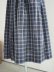 画像12: DUI JUJUDHAU(デュイ ズーズーダウ)GATHER SKIRT BLACK CHECK(COTTON LINEN)