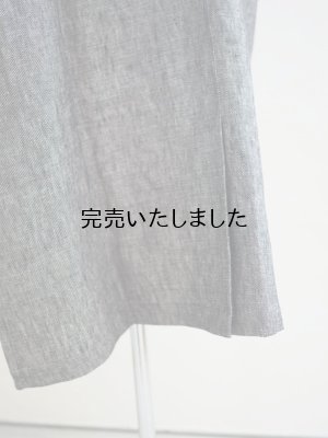 画像12: DUI JUJUDHAU(デュイ ズーズーダウ) ROUND NECK COAT LINEN NEP BLACK