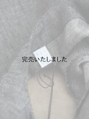 画像14: DUI JUJUDHAU(デュイ ズーズーダウ) ROUND NECK COAT LINEN NEP BLACK