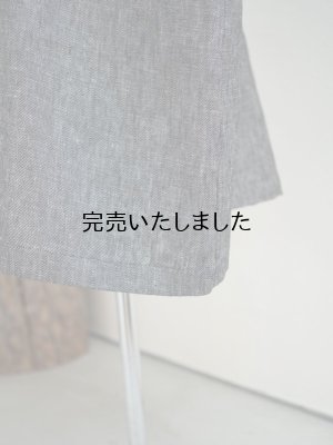 画像10: DUI JUJUDHAU(デュイ ズーズーダウ) ROUND NECK COAT LINEN NEP BLACK