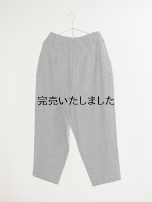 画像4: DUI JUJUDHAU(デュイ ズーズーダウ) TUCK PANTS LINEN NEP BLACK