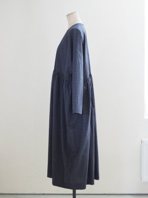 画像3: DUI JUJUDHAU(デュイ ズーズーダウ)GATHER DRESS GRAY CHECK