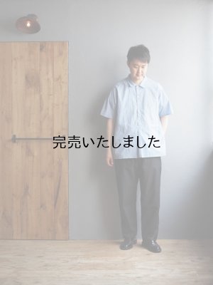 画像20: ENDS and MEANS(エンズアンドミーンズ) Nizza Shirts サックス
