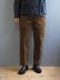 画像1: ENDS and MEANS(エンズアンドミーンズ) Standard Grandpa Cord Trousers-コーデュロイパンツ-ブラウンベージュ (1)