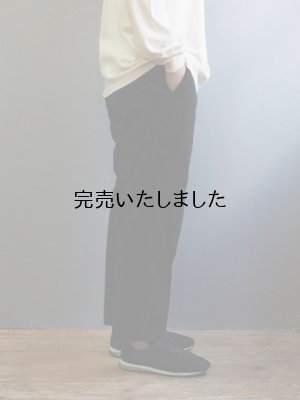 画像2: ENDS and MEANS(エンズアンドミーンズ) Standard Grandpa Cord Trousers-コーデュロイパンツ-ブラック