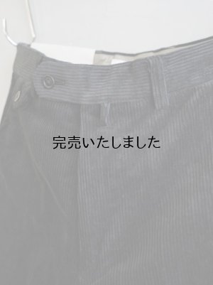 画像8: ENDS and MEANS(エンズアンドミーンズ) Standard Grandpa Cord Trousers-コーデュロイパンツ-ブラック
