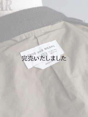 画像18: ENDS and MEANS(エンズアンドミーンズ) Laborer Jacket ブラウンヘリンボーンダブルフェイスウール
