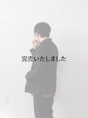 画像2: ENDS and MEANS(エンズアンドミーンズ) Laborer Jacket ブラウンヘリンボーンダブルフェイスウール