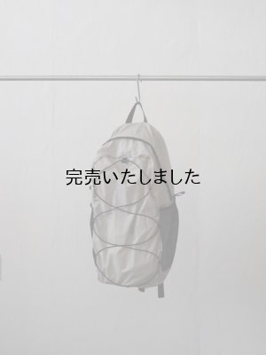 画像2: ENDS and MEANS(エンズアンドミーンズ) Packable Backpack ライトグレイ