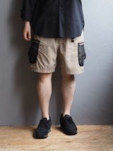 ENDS and MEANS(エンズアンドミーンズ) Utility Shorts ベージュ