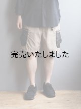 ENDS and MEANS(エンズアンドミーンズ) Utility Shorts ベージュ