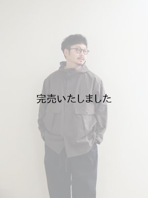画像1: ENDS and MEANS(エンズアンドミーンズ) Travel Half Parka アフリカンブラック