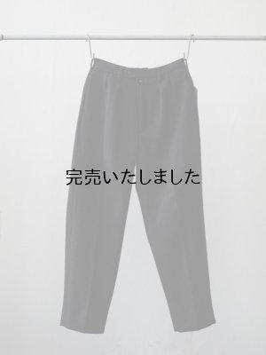 画像7: ENDS and MEANS(エンズアンドミーンズ) Grandpa 2tuck Trousers チャコールウール
