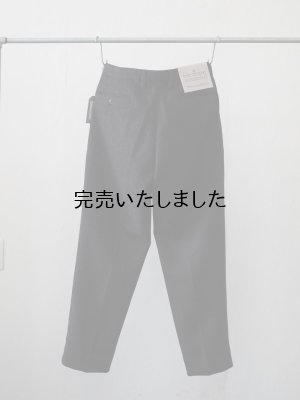 画像8: ENDS and MEANS(エンズアンドミーンズ) Grandpa 2tuck Trousers チャコールウール