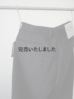画像9: ENDS and MEANS(エンズアンドミーンズ) Grandpa 2tuck Trousers チャコールウール