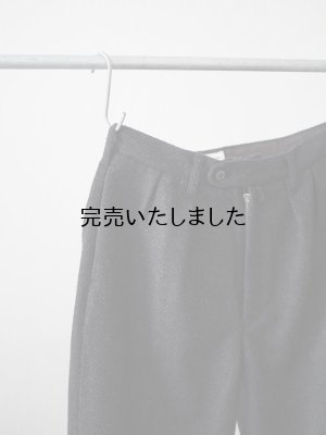 画像13: ENDS and MEANS(エンズアンドミーンズ) Grandpa 2tuck Trousers チャコールウール