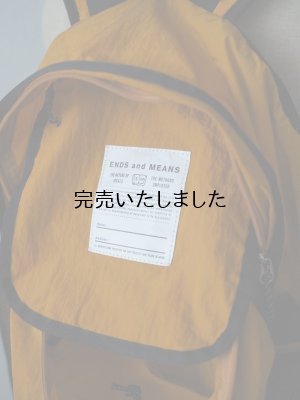 画像14: ENDS and MEANS(エンズアンドミーンズ) Packable Backpack-パッカブルバックパック- マンダリンオレンジ