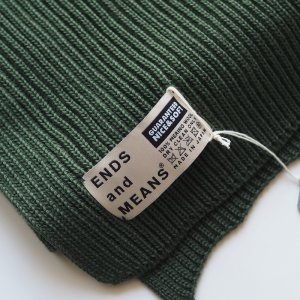 画像3: ENDS and MEANS(エンズアンドミーンズ) Grandpa Scarf 2カラー展開