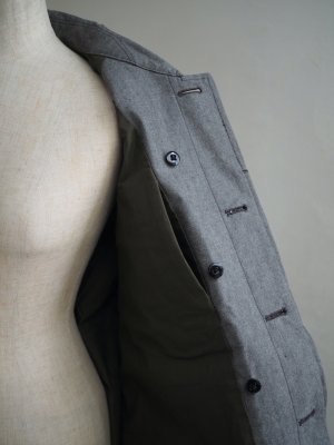 画像11: ENDS and MEANS(エンズアンドミーンズ) Journalist Coat-ジャーナリストコート- Gray Brown