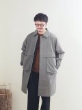 ENDS and MEANS(エンズアンドミーンズ) Journalist Coat-ジャーナリストコート- Gray Brown