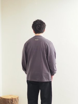 画像3: ENDS and MEANS(エンズアンドミーンズ) PRIN CIPIUM L/S Tee チャコール