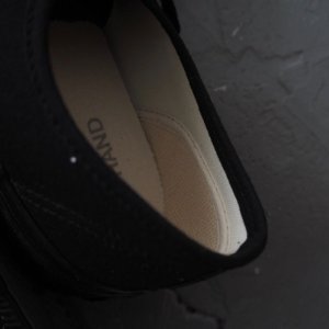 画像9: Still By Hand(スティルバイハンド) オーガニックコットンキャンバススニーカー ブラック