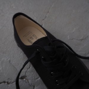画像11: Still By Hand(スティルバイハンド) オーガニックコットンキャンバススニーカー ブラック