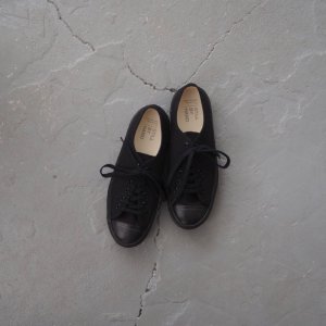 画像2: Still By Hand(スティルバイハンド) オーガニックコットンキャンバススニーカー ブラック