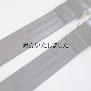 画像11: HERALDIC BELTS-BRIDLE LEATHER 5/4inch BELT-ブライドルレザーベルト ゴールドバックル 2カラー展開